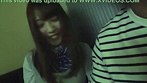 Hey, wanna see this perfect Japanese babe with D-cup breasts in erotic homemade action?