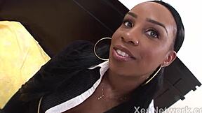 Freaky 19-year-old ebony teen loves giving head in hot video.