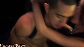 Bdsm Fetish Teen 18+ JIZZED On Her Face After Being BOUND And PICKED UP