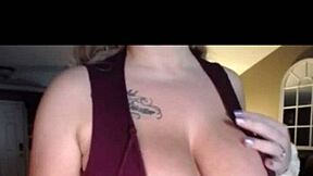 Miss Big Tits Fucking On Webcam