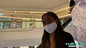 Tuktukpatrol petite 18+ thai girl picked up at mall for sex with monster cock in doggystyle