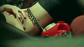 Cute girl frigs to dirty call 😏