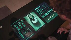 Teens dive into a crazy virtual group sex frenzy.