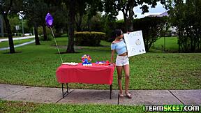 pervert stud fucks sexy teen alicia reigns on couch