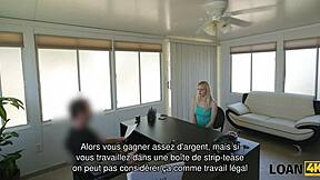 Loan4k Go-Go Dancer Rides Hard on His Cock at Casting