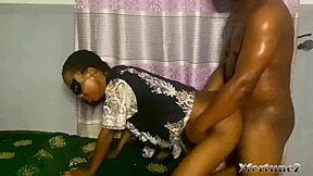 Horny stepsister returns from work and gets the best dick ever