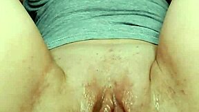 First time stretching my small 18+ pussy with a massive 12-inch cock, barely fitting inside