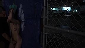 Anya Olsen's webcam shows rough outdoor public hook-up with domination