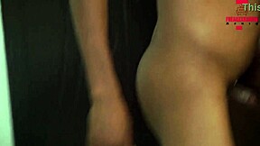 big ass ebony madam gets pounded hard in pov, moaning in sweet pleasure with close up on her ass and big cock