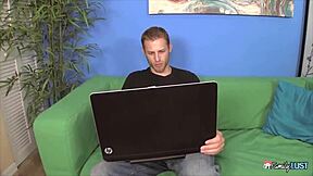 damn, this hot blonde gets slammed by a massive cock!