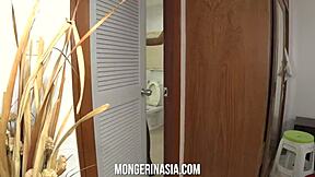 瘦泰国女仆Som完美适合猛干