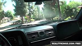 Realitykings Presents Kierstin Koyote Kissing Cock on Street. Romeo Price Joins the Raw Action.