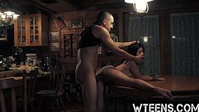 Horny Teen Sally Squirtz Gets Rough Bondage Fucking And Squirting