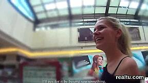 yo, watch this glamorous czech teen get seduced at the supermarket and drilled in pov.