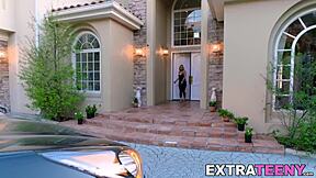 Wow, Jade Amber Shoves Dildo Deep and Licks Pussy Like Crazy!