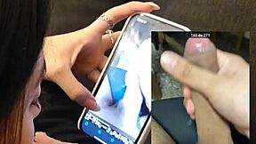 omg, my girlfriend reacting to my friends’ huge cocks, insane!