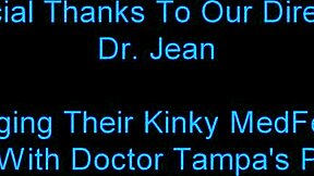 just played doctor for 8-month pregnant nova maverick’s yearly checkup.