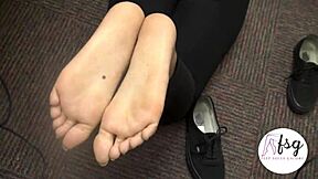 Ebony Candid College Ethiopian Feet Soles And Toes