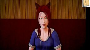 in my new family, anime teen explores