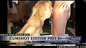 She knows how to deepthroat, gagging and choking on cock in homemade webcam session