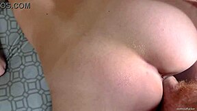 pawg brunette gets doggystyle fuck from side and pov