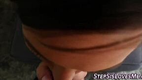 Hot Teen Amateur Sucks Cock In POV With Fingering And Handjob