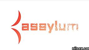 Peculiar teen in ass asylum for therapy 😏