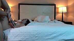 Fucking hot tatted petite teen beauty in missionary position.