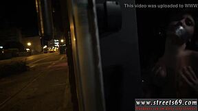 Smokey-eyed Jojo Kiss's first anal fuck!