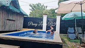 i made my wife squirt in the pool