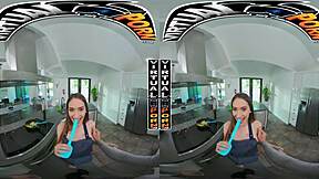 Breakfast with Sera Ryder turns virtual porn?