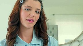 Jade Maris Shows Stepbro Her Uniform And Gets Fucked Hard