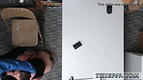 police officer apprehends suspect in car. milf and teen interact.