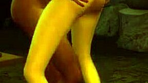 Sims 4 Tomb Raider parody with Lara Croft in wild action!