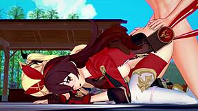 Genshin Impact Archer Girls in 3D Anime Uncensored