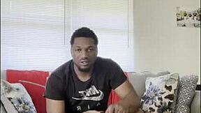 Fucking his big dick home alone?