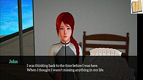 I explore my new family with redhead teen and brunette milf.