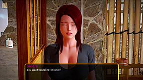 I played an erotic game with my new teen family member.