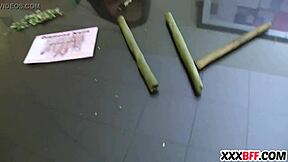 Party explodes into hardcore fucking with big cocks.