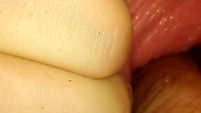 Blonde teen gets her pussy fucked hard in detailed scene.