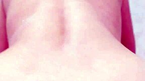 Young couple shows off in motel bathtub