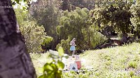 Sexy petite april oneill and trans lena kelly bent over in wonderland