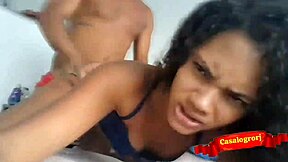 Brunette teen amateur gets pounded hard despite shy nature