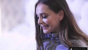 Bubble butt teen switches with BFF for intense ride