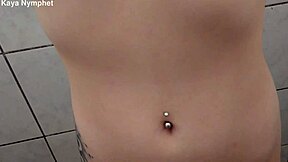 Is this teen's hot golden shower fetish turning you on in POV?