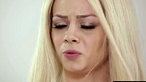 Blonde religious teen explores her inner thoughts