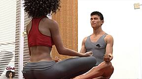 big city pleasures 55 watch gorgeous gina touching her pussy through her yoga pants