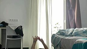 Classy filth on holiday workout? what is she doing