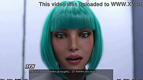 Waking Up to Good News in Space with Curvy Hentai Teen! What’s Next?