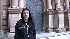Fucking Spanish Teen in Public Near Monastery